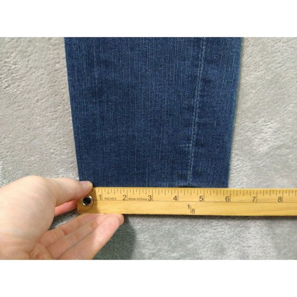 True Religion Jeans Girls 14 Blue Denim Stretch Slim Straight Savage Saloon - Picture 6 of 12